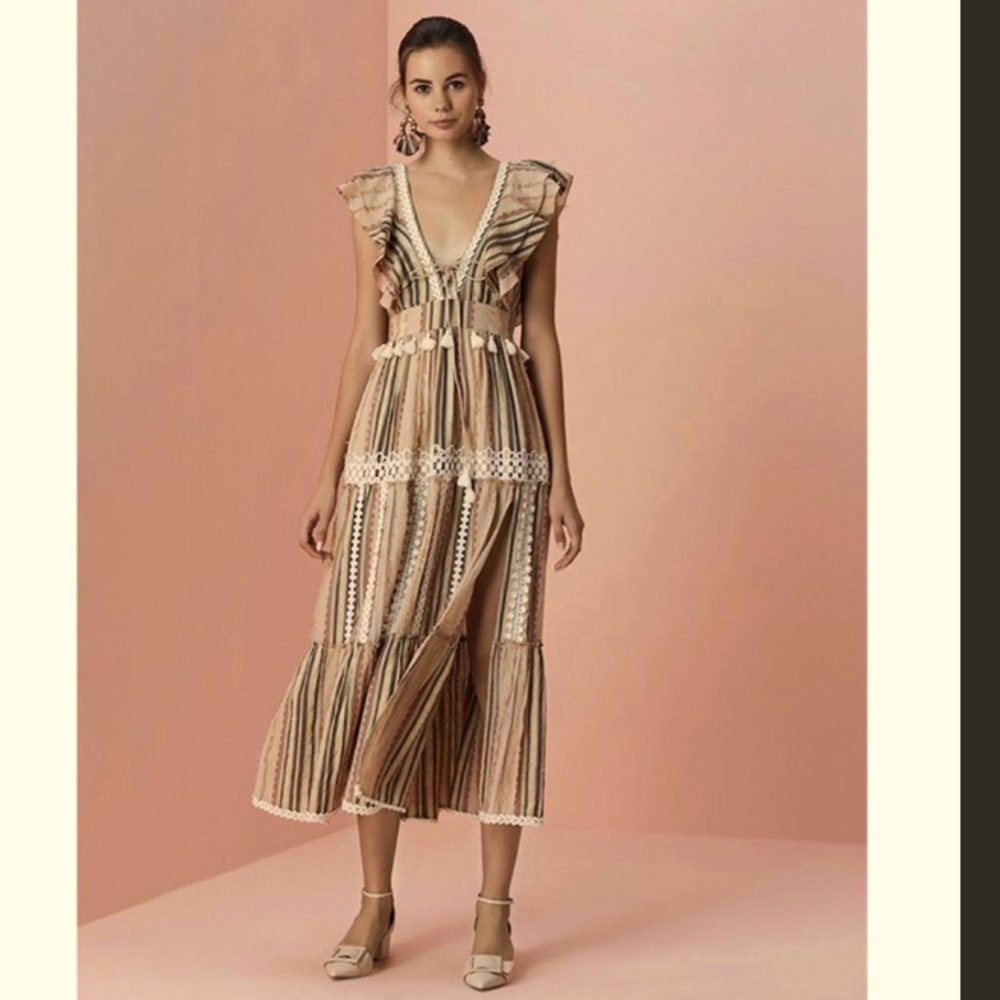 Hemant & Nandita pixie maxi dress